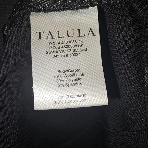 Aritzia Talula Berklee Skort- Black- Size 2 - Picture 3 of 4